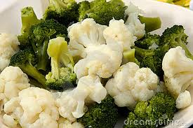 CAULIFLOWER and BROCCOLI