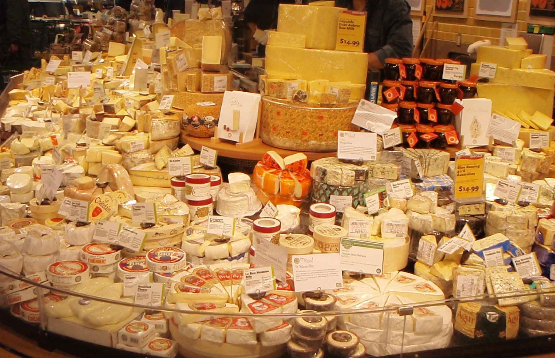 CHEESE, VARIOUS TYPES