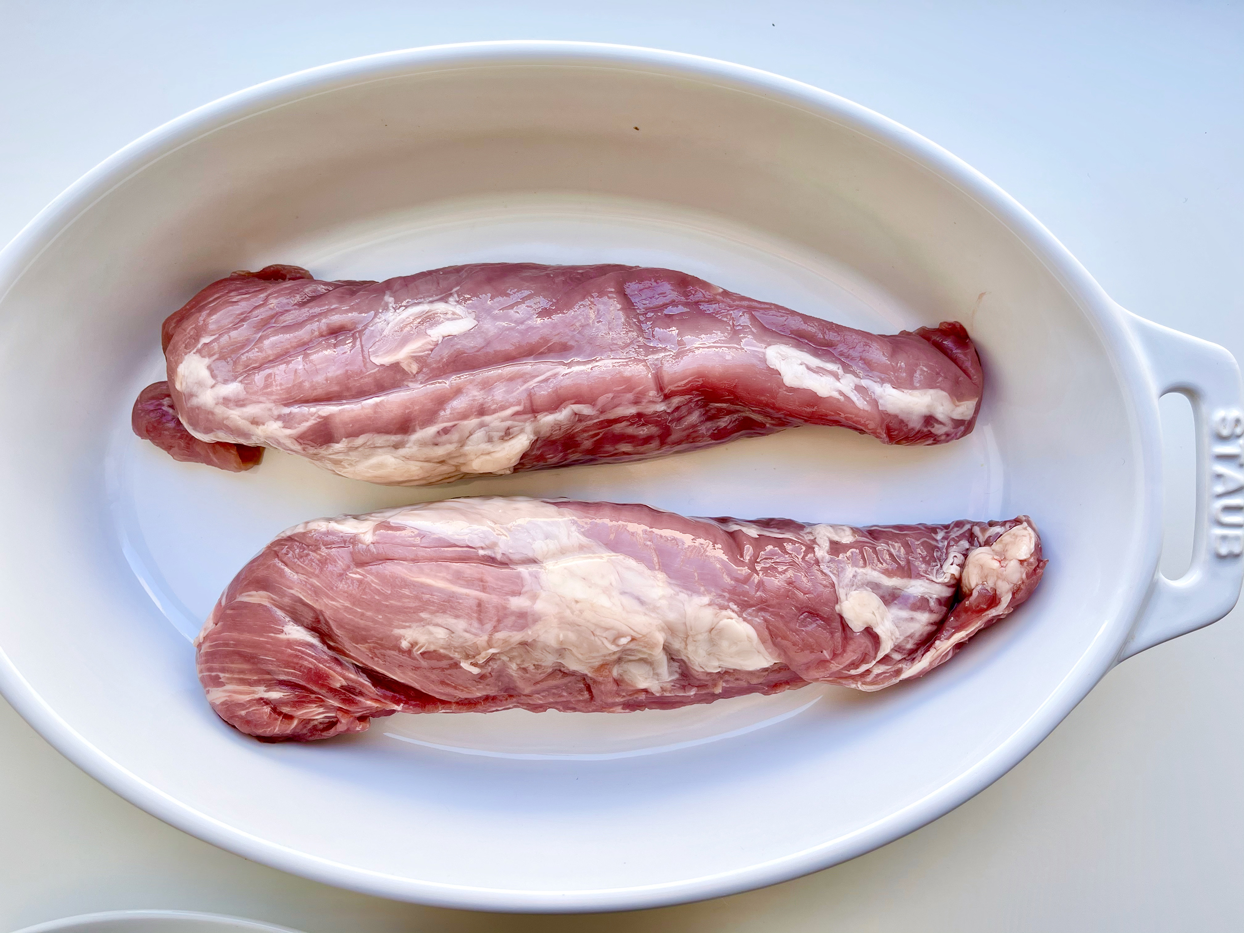 PORK TENDERLOIN (raw, Duroc-Bamei hybrid breed)
